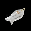 Natural Quartz Crystal Pendants G-Z102-02G-06-2