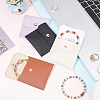   4Pcs 4 Colors PU Imitation Leather Jewelry Storage Bags ABAG-PH0001-34-5