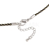2MM Nylon Braided Cord Necklace Making MAK-A019-02P-23-3