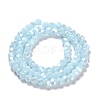 Electroplate Opaque Glass Beads Strands LS-EGLA-A035-P4mm-A10-2