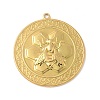304 Stainless Steel Bee Pendants STAS-S186-08A-G-1