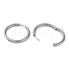 304 Stainless Steel Huggie Hoop Earrings EJEW-H111-01G-P-2