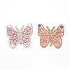 Butterfly Rhinestone Patches DIY-WH0175-14G-1