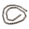 Electroplate Transparent Glass Beads Strands GLAA-C029-02A-02-2