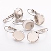 Brass Leverback Earring Findings LS-EC500-NF-1