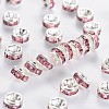 Brass Grade A Rhinestone Spacer Beads LS-RSB035NF-07-1
