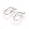 Tarnish Resistant Stainless Steel Leverback Earring Findings X-STAS-E007-5-3