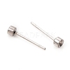 304 Stainless Steel Stud Earring Settings STAS-L244-48A-P-2