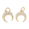 Brass Micro Pave Cubic Zirconia Pendants LS-KK-D386-15G-01-1