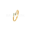 Golden Stainless Steel Cuff Ring MM8912-1-1