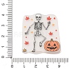 Halloween Luminous Printed Transparent Acrylic Pendants OACR-B055-01A-3