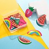 24Pcs 4 Style Baking Paint Iron Snap Hair Clips PHAR-LS0001-03-6