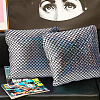 Sparkly Hologram Spandex Mermaid Printed Fish Scale Fabric AJEW-WH0314-30C-7