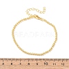 Brass Beaded Bracelets for Women BJEW-C140-20G-5