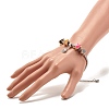 304 Stainless Steel European Round Snake Chains Bracelets for Women BJEW-JB07492-3