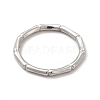 Non-Tarnish 304 Stainless Steel Bamboo Finger Ring for Men Women RJEW-A013-01P-1