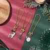 Christmas Alloy Enamel Cup Charms HJEW-JM02301-2