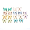 Glass Stud Earrings EJEW-G277-01G-1