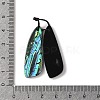 2Pcs Natural Abalone Shell/Paua Shell Pendants SHEL-A005-01A-3