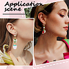 DIY Lampwork & Acrylic Vegetables and Fruits Leverback Earrings Making Kits DIY-SC0026-29-5
