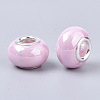 Opaque Resin European Beads RPDL-T038-007N-2