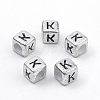 Plated Acrylic Beads X-PB43C9308-K-1