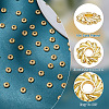 160Pcs Rack Plating Alloy Beads FIND-GO0001-95-5