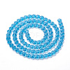 Transparent Glass Beads X-GLAA-Q066-10mm-C18-2
