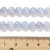 Natural Blue Lace Agate Beads Strands G-L634-B02-6mm-5