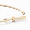 Braided Nylon Cord Bracelet Making MAK-A017-D01-08G-3