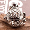 Brass Bead Cage Pendants KK-S751-005P-1-1