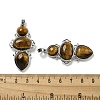 Natural Tiger Eye Pendants G-Q158-04H-3