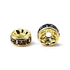 Brass Rhinestone Spacer Beads RB-A014-Z8mm-G-3