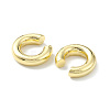 Rack Plating Brass Ring Cuff Earrings for Women EJEW-H135-01G-02-2