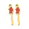 Halloween Theme Ion Plating(IP) 304 Stainless Steel Enamel Pendants STAS-M011-01B-1