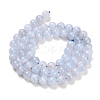Natural Blue Lace Agate Beads Strands G-L634-B02-6mm-3