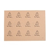 Self-Adhesive Kraft Paper Gift Tag Stickers DIY-D028-03A-01-1