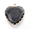Transparent Glass Pendants KK-N283-01A-G-1