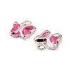 Brass Glass Charms KK-R216-19S-09-2