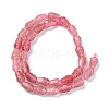 Natural Strawberry Quartz Beads Strands G-C080-B01-01A-5