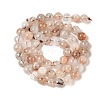Natural Black Gold Rutilated Quartz Beads Strands G-H093-B02-6MM-4