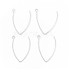 Tarnish Resistant 316 Stainless Steel Earrings Finding STAS-B025-02P-3
