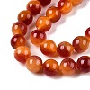 Dyed Natural White Jade Beads Strands G-T138-10mm-210-24-3
