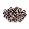 Tibetan Style Wavy Spacer Beads TIBEB-A101871-R-LF-1