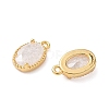 Brass Crushed Ice Cut Cubic Zirconia Pendants X-KK-D024-24A-G-2