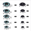 Acrylic Craft Eyes and Glass Cabochons DIY-SZ0001-65-2