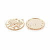 Brass Micro Pave Clear Cubic Zirconia Pendants LS-KK-S364-191-2