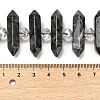 Natural Larvikite Double Terminated Point Beads Strands G-H069-B06-01-5