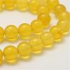 Natural White Jade Beads Strands G-G687-36E-8mm-3