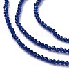 Faceted Glass Beads Strands G-F619-09A-2mm-3